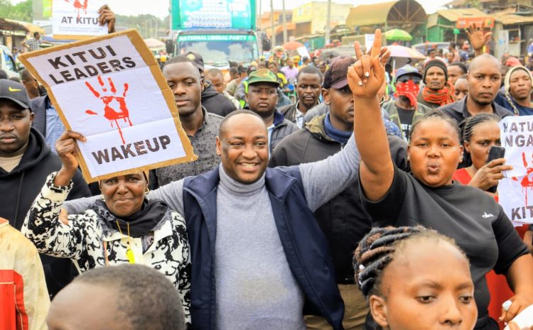  National Liberal Party Joins Kitui Residents in Peaceful Demonstration Against Rising Insecurity